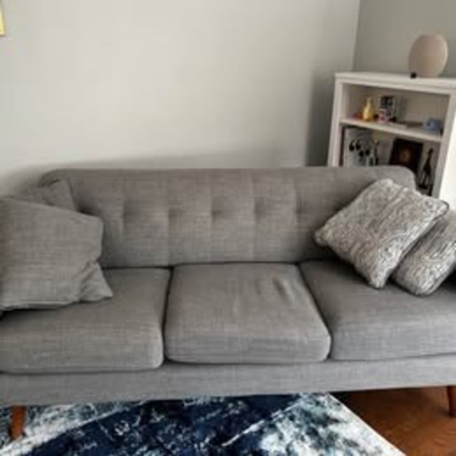 Bob's Discount Furniture Bette Dark Gray 3+ Seater Sofa - image-4