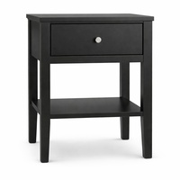Room & Board Calvin Black Wood Side Tables