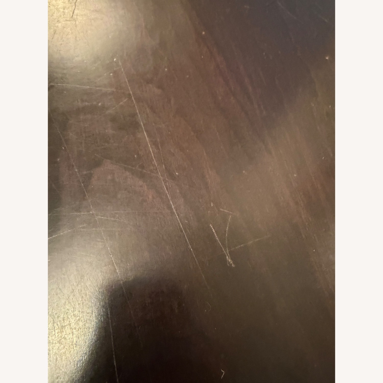 Dark Brown Wood Coffee Table - image-4