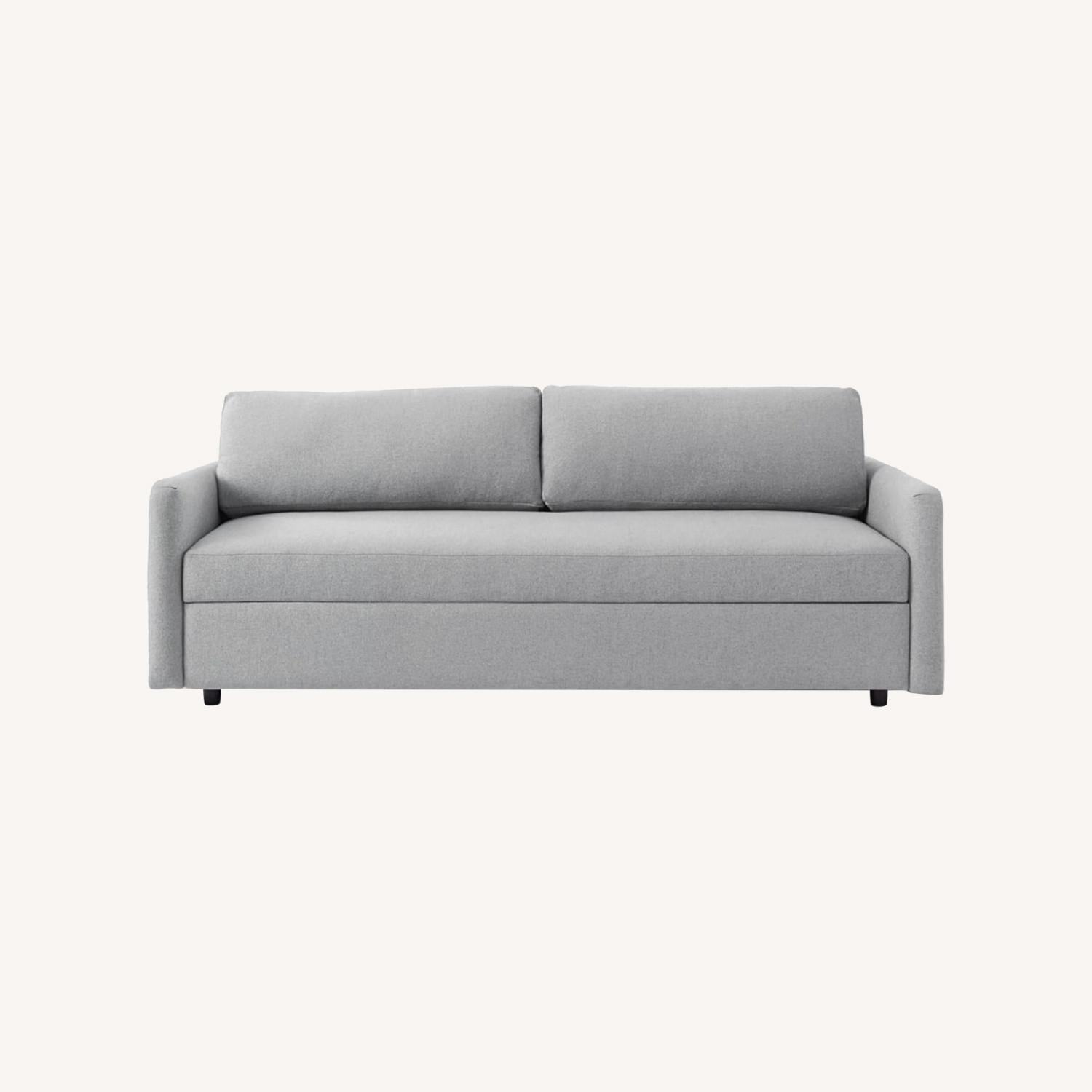 West Elm Clara Sleeper Sofa Feather Gray - image-0