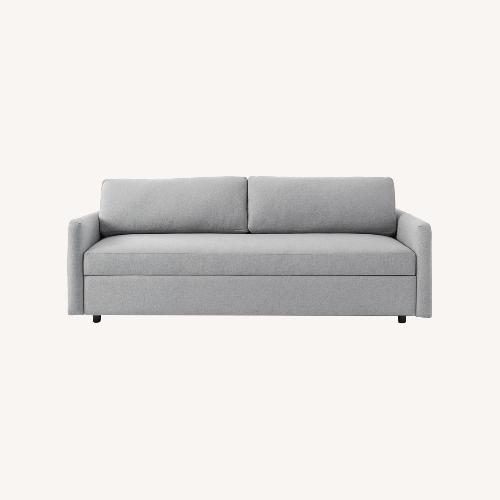 Used West Elm Clara Sleeper Sofa Feather Gray for sale on AptDeco