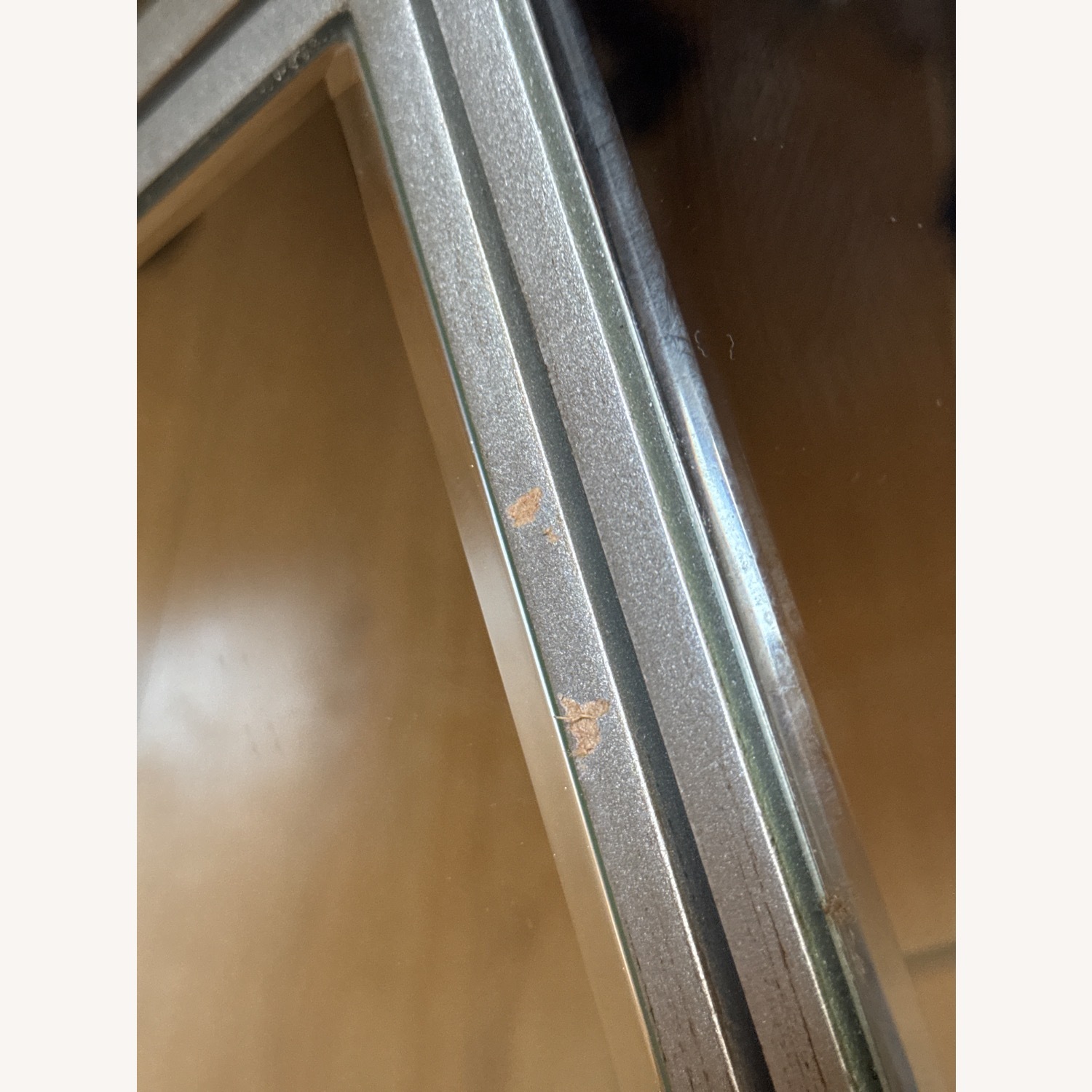 Vintage/Antique Silver Nightstand - image-4