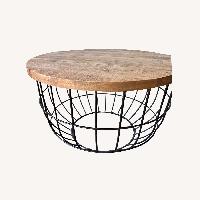 Natural Metal Coffee Table