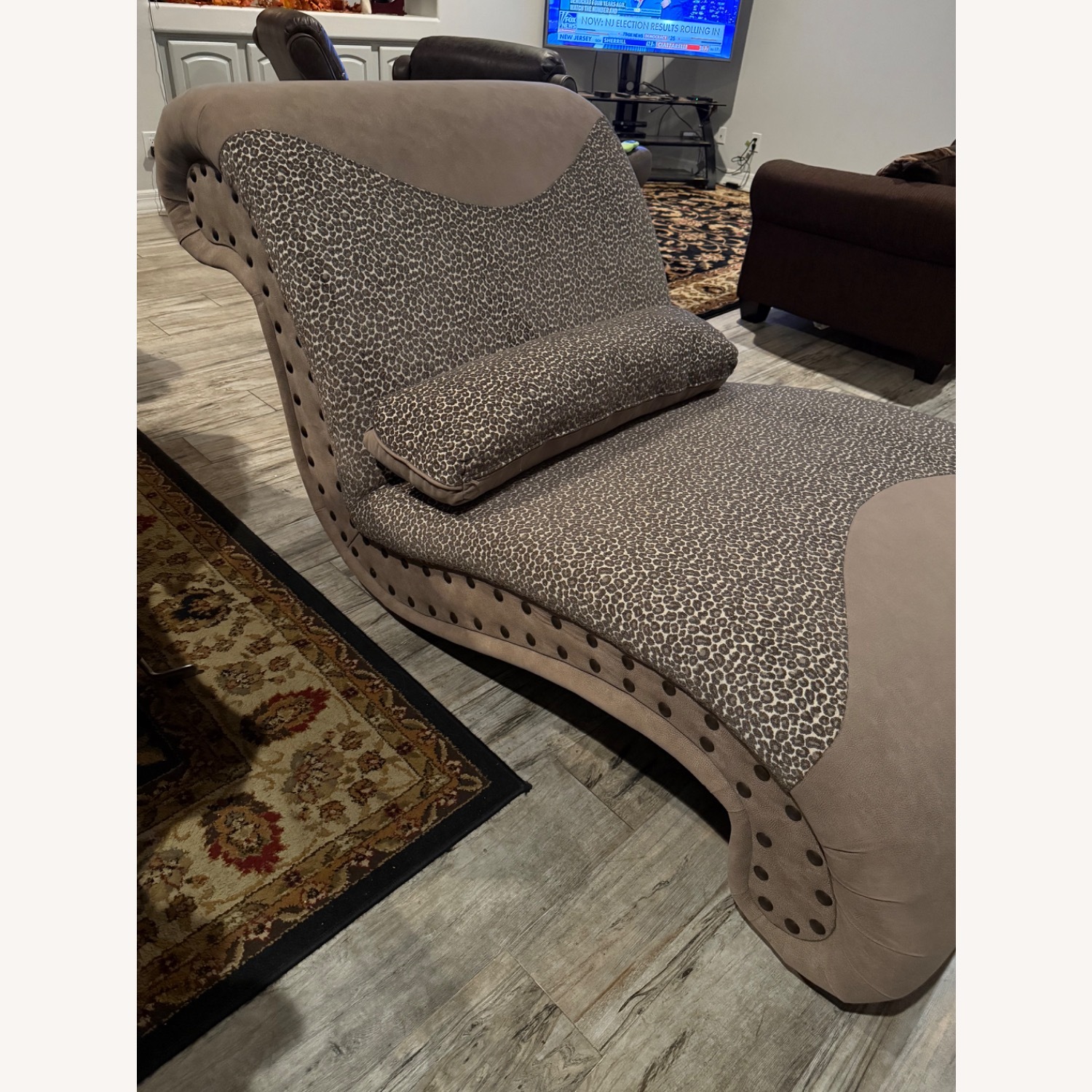 Light Brown Chair and a Half - image-2