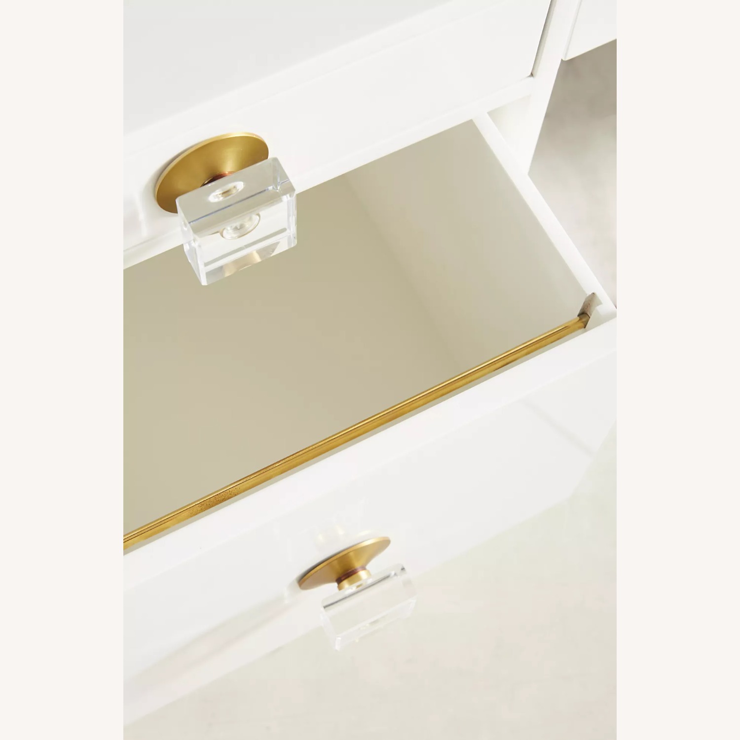Anthropologie Regency White Lacquer Desk - image-5