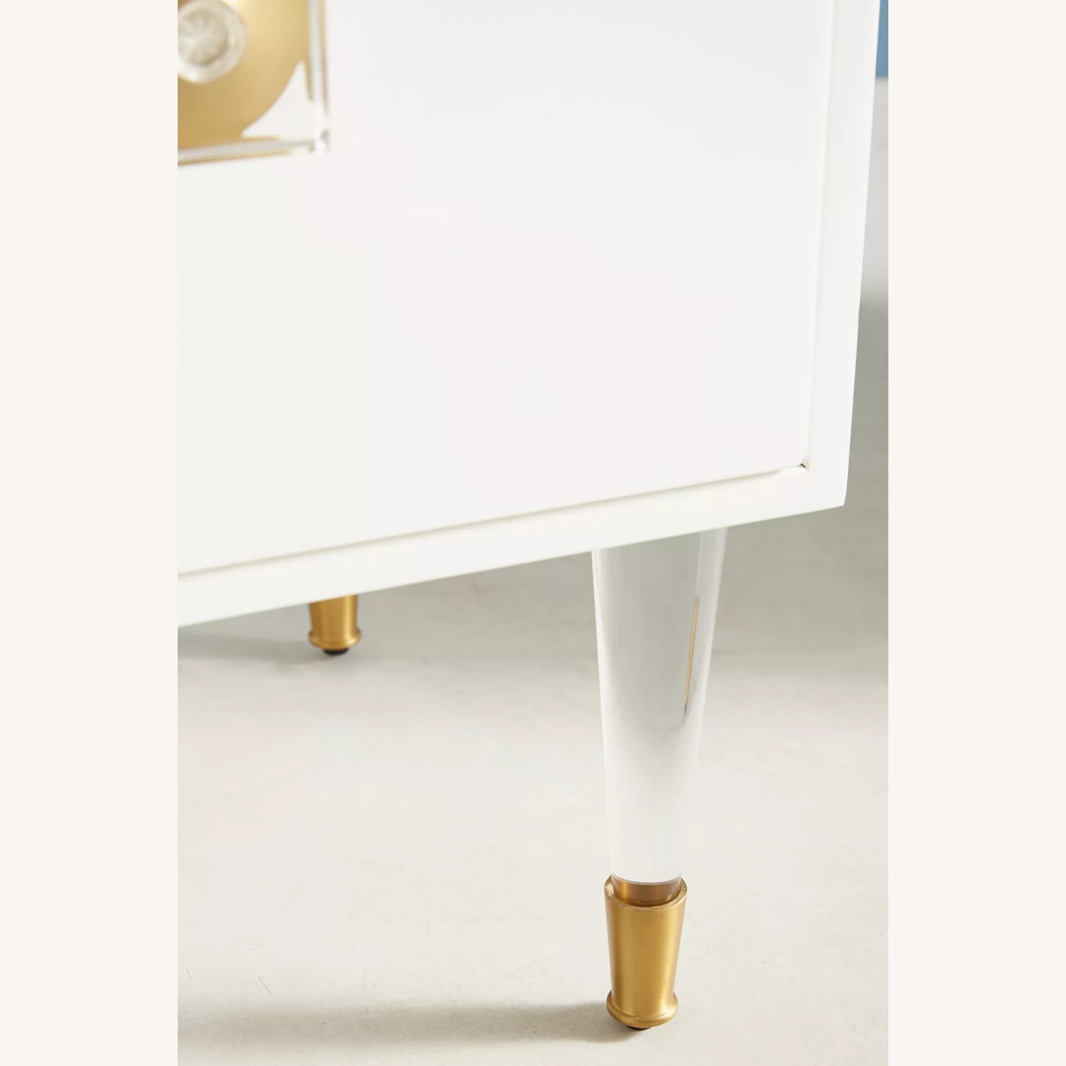 Anthropologie Regency White Lacquer Desk - image-3