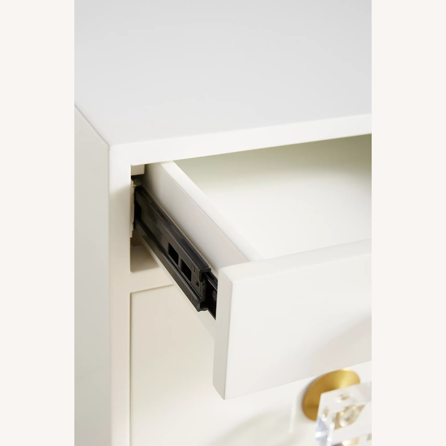 Anthropologie Regency White Lacquer Desk - image-1