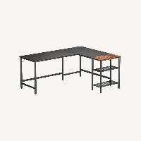 Black Wood Desk