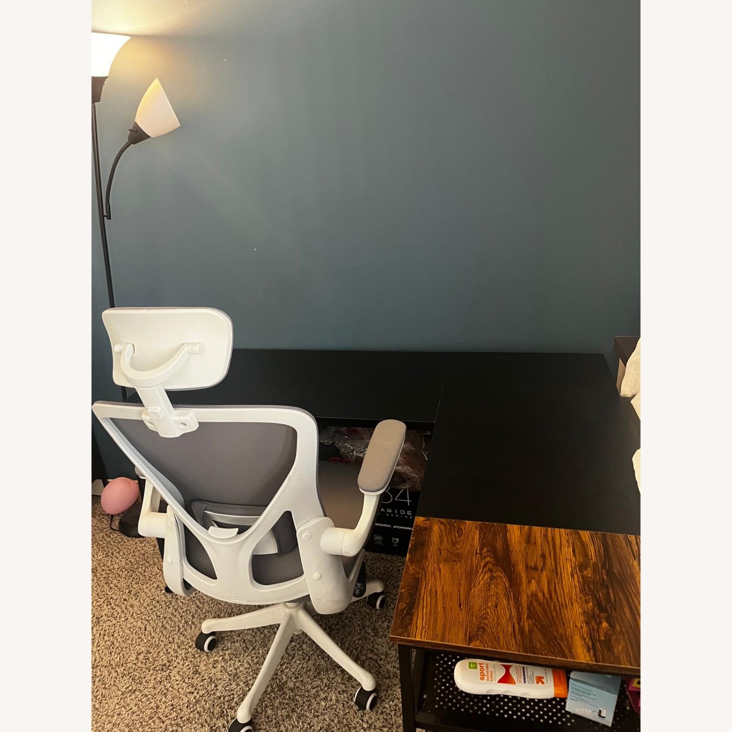 Black Wood Desk - image-5