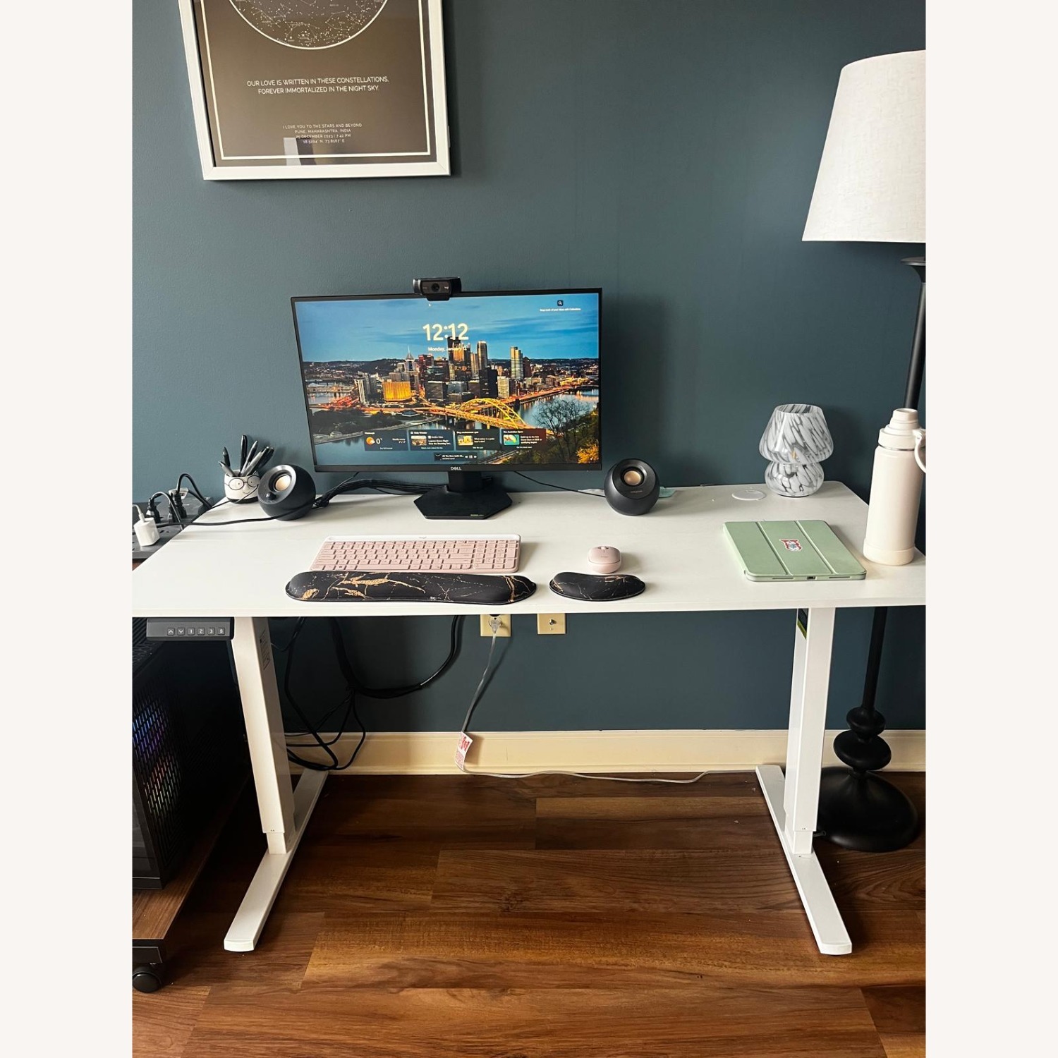 White Wood Desk - image-1