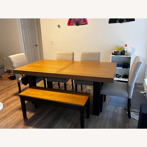 Used Bob's Discount Furniture Light Brown Dining Sets for sale on AptDeco