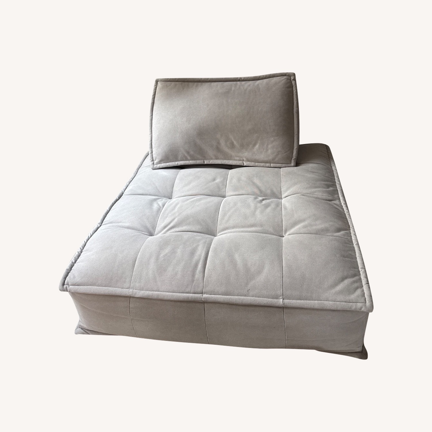 Ogden Chaise Lounge - Grey Vintage Cotton - image-4