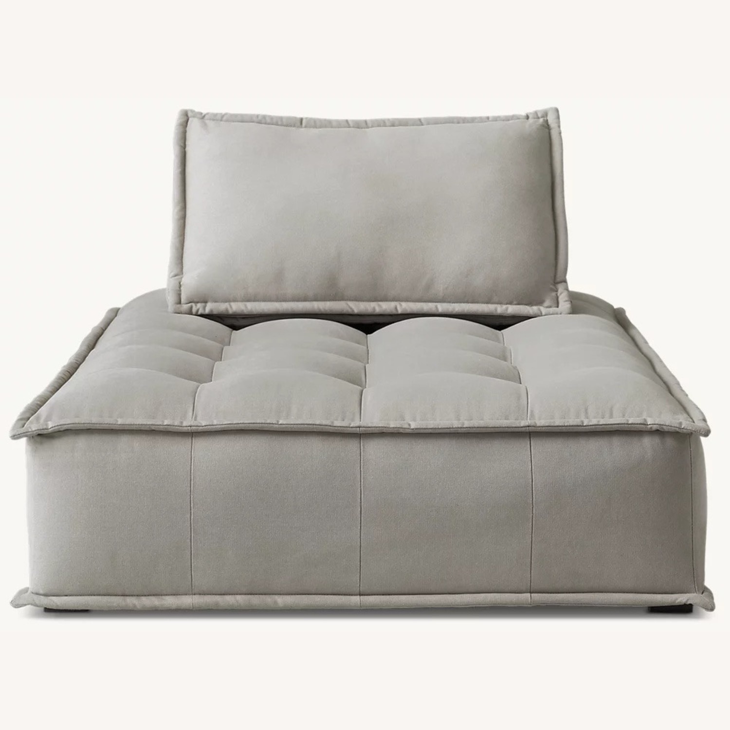 Ogden Chaise Lounge - Grey Vintage Cotton - image-0