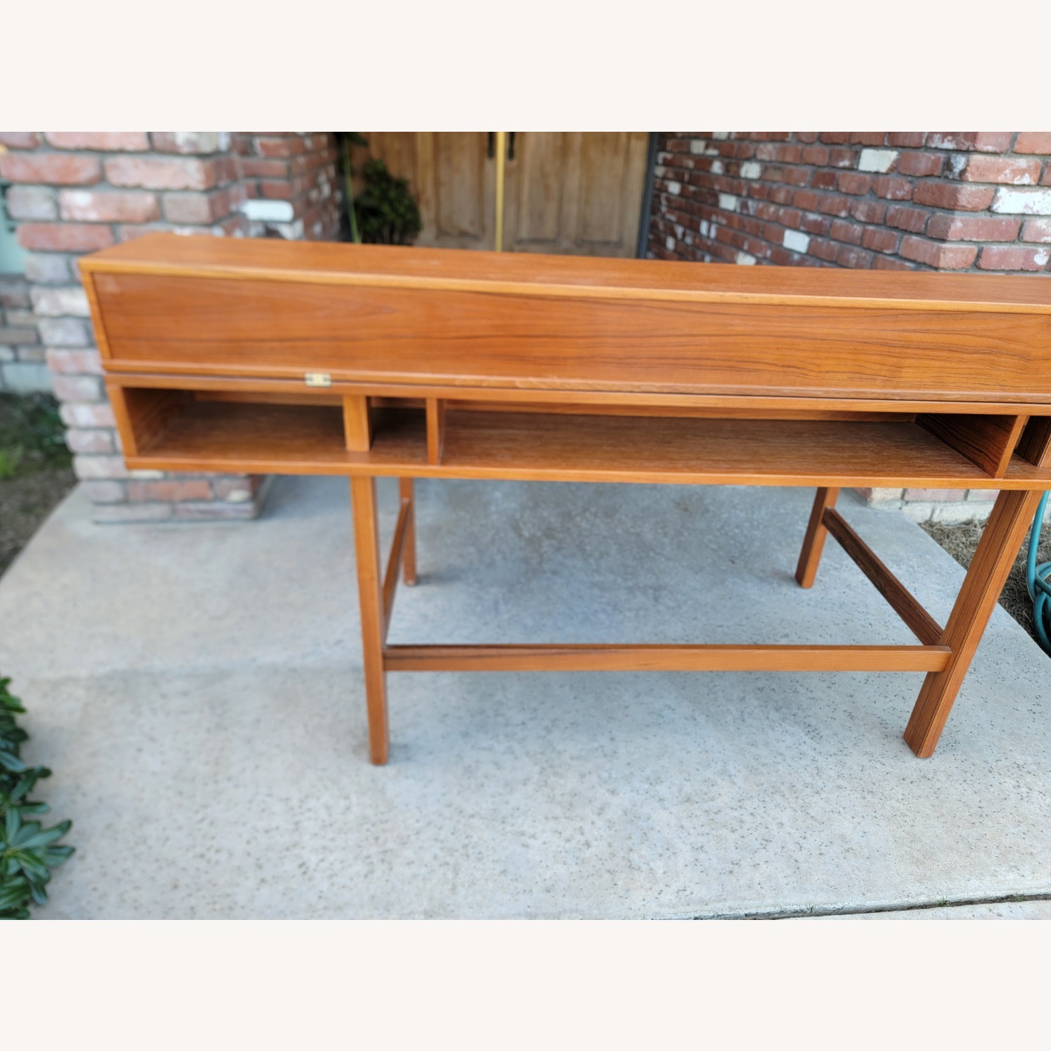 Vintage/Antique Orange Wood Desk - image-5