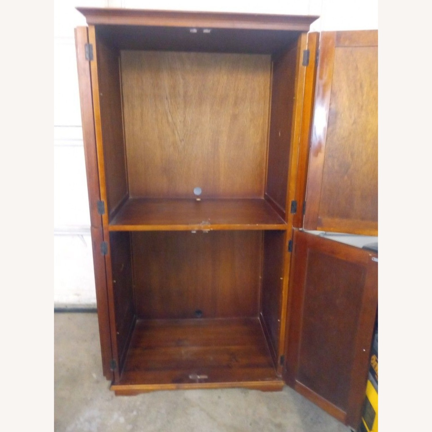 Pier 1 Imports Rattan Armoire - image-2