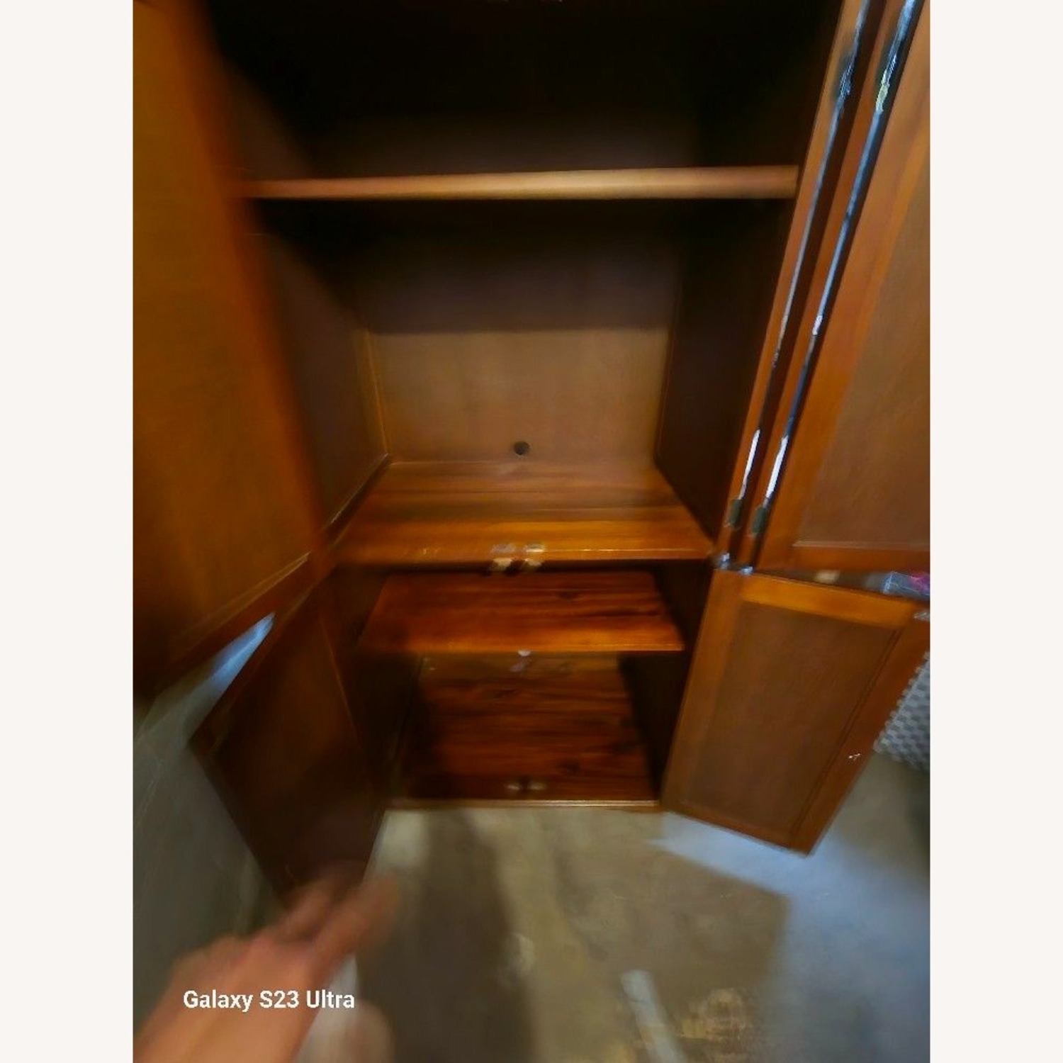 Pier 1 Imports Rattan Armoire - image-1