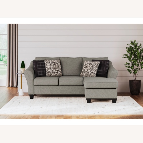 Used Ashley Furniture Light Gray Fabric Chaise Lounge for sale on AptDeco