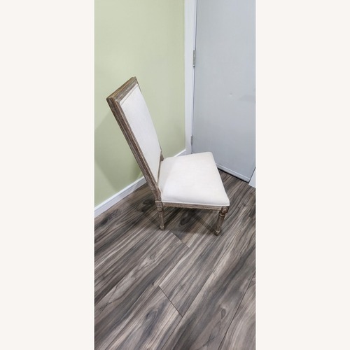 Used Restoration Hardware French Contemporary Square Fabric Dining chair for sale on AptDeco