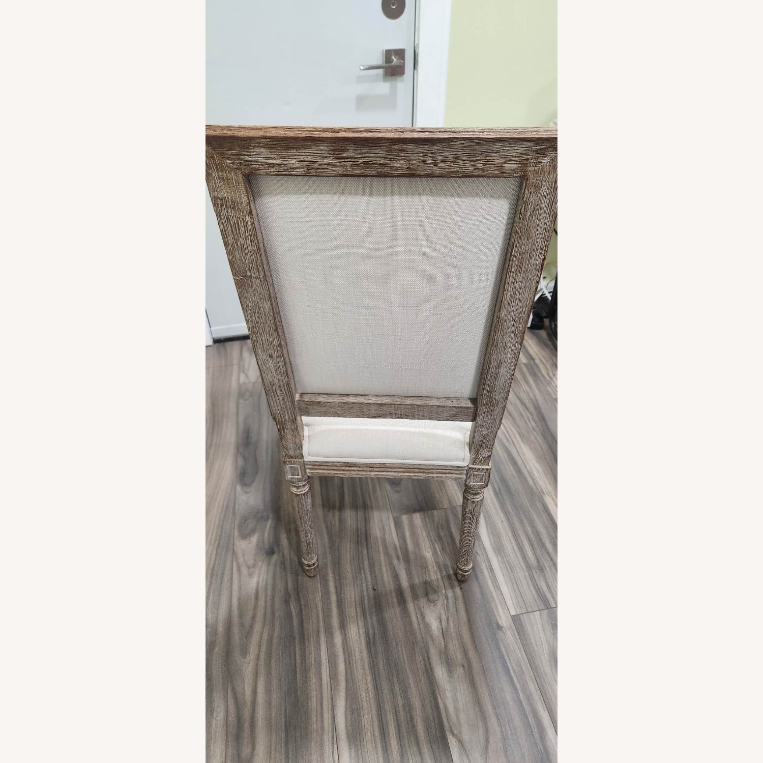 Restoration Hardware French Contemporary Square Fabric Dining chair - image-2