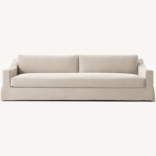 Used Restoration Hardware Natural Linen 3+ Seater Sofa for sale on AptDeco