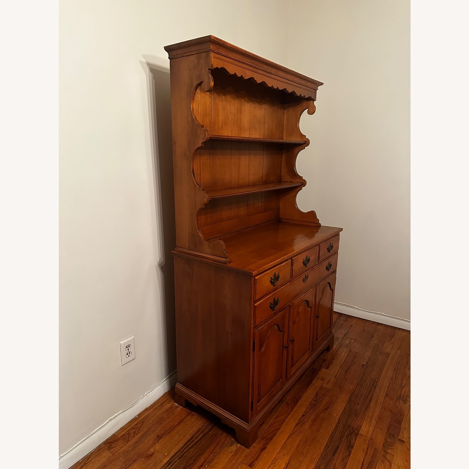 Vintage/Antique Finds Dark Brown Wood Sideboard - image-1