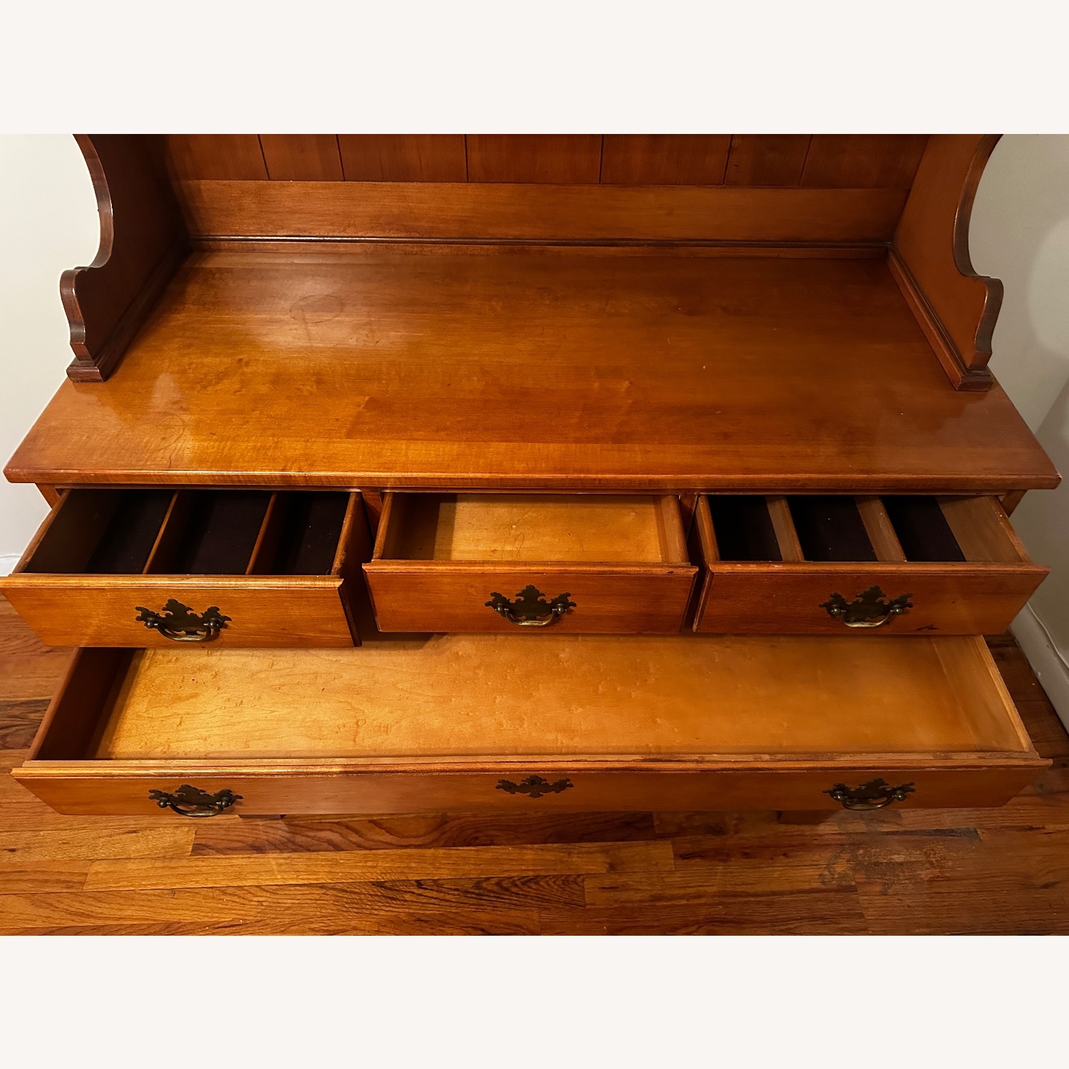 Vintage/Antique Finds Dark Brown Wood Sideboard - image-4