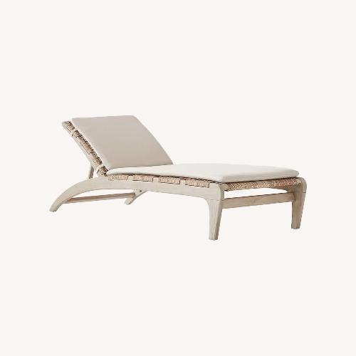 Used CB2 Lodi Outdoor Chaise Lounge for sale on AptDeco