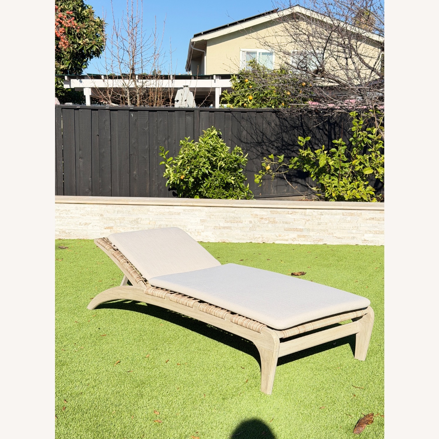 CB2 Lodi Outdoor Chaise Lounge - image-4