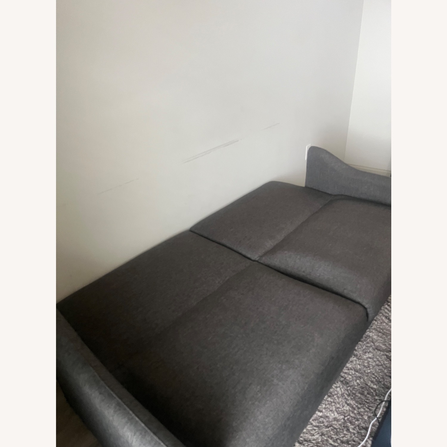 Aria Gray Convertible Couch - image-3