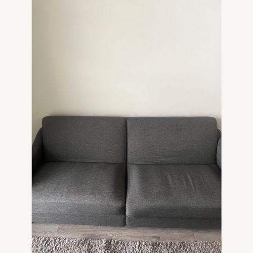 Used Aria Gray Convertible Couch for sale on AptDeco