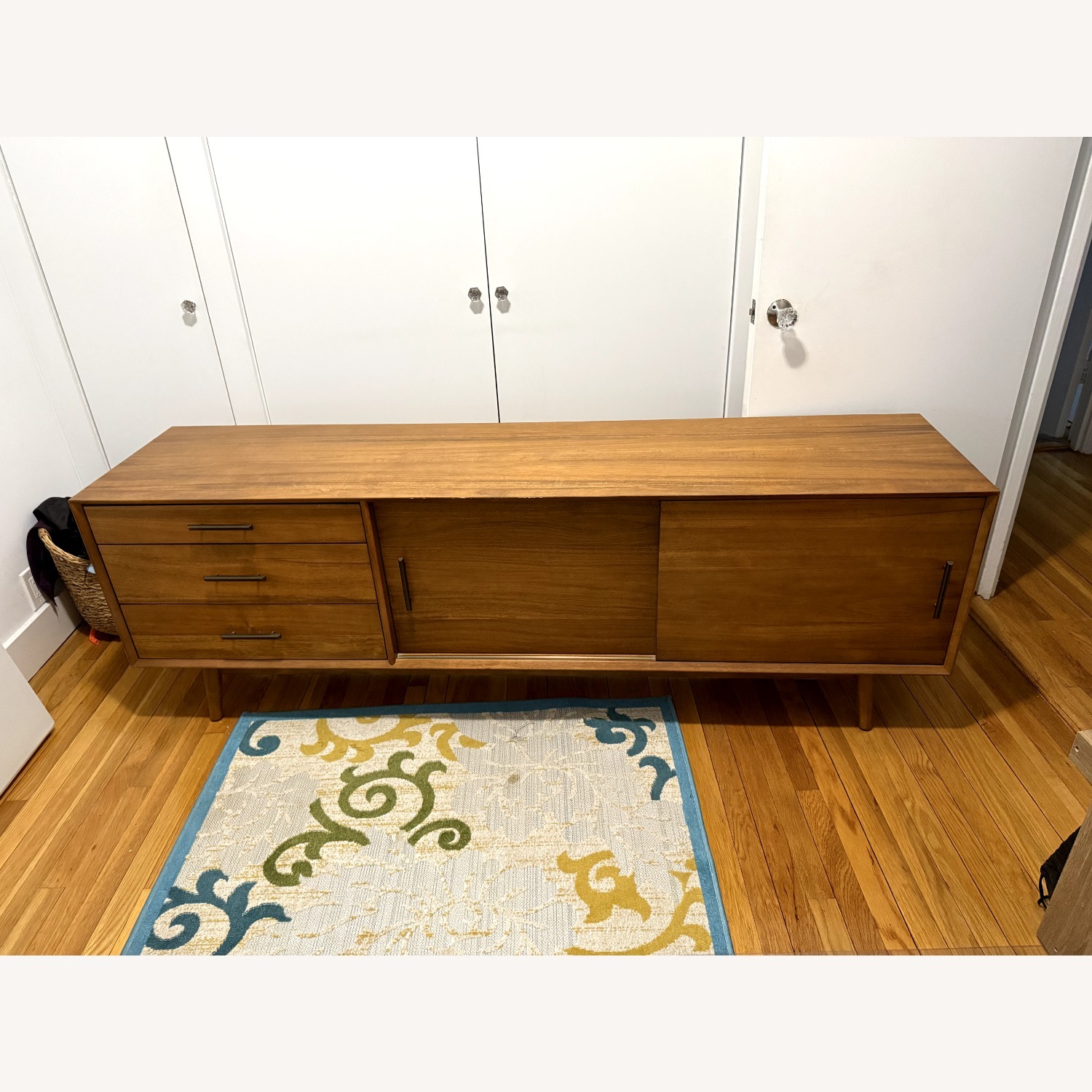 West Elm Mid Century Media Console 80" - image-1