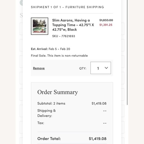 Used Slim Aarons Having A Topping Time Wall Art for sale on AptDeco