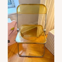 Plia Folding Chair by Castelli 1970s Yellow