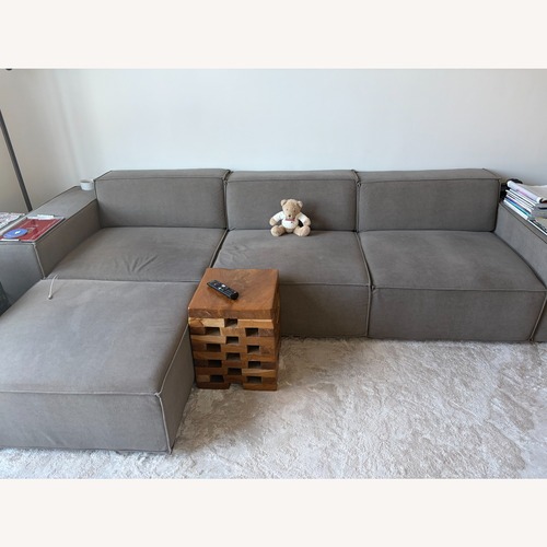 Used Dark Gray Fabric 3+ Seater Sofa for sale on AptDeco