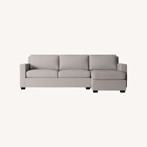 Used West Elm Light Gray Sleeper Sofa for sale on AptDeco