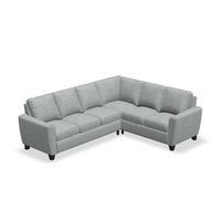 Palliser Creighton Leather 5-Seat L-Sectional