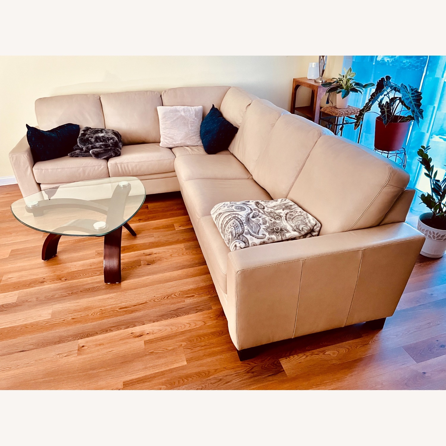 Palliser Creighton Leather 5-Seat L-Sectional - image-2