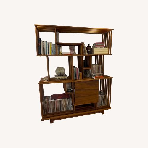 Used Custom Black Walnut Bookshelf by CJD for sale on AptDeco