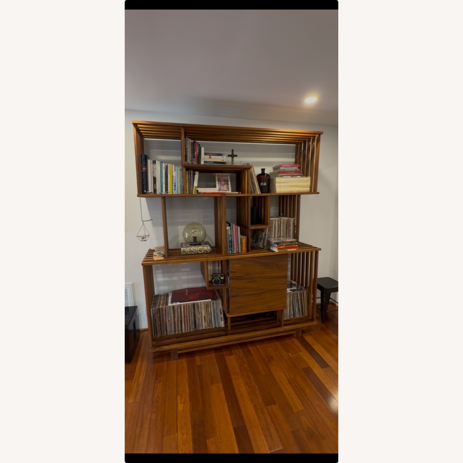 Custom Black Walnut Bookshelf by CJD - image-0