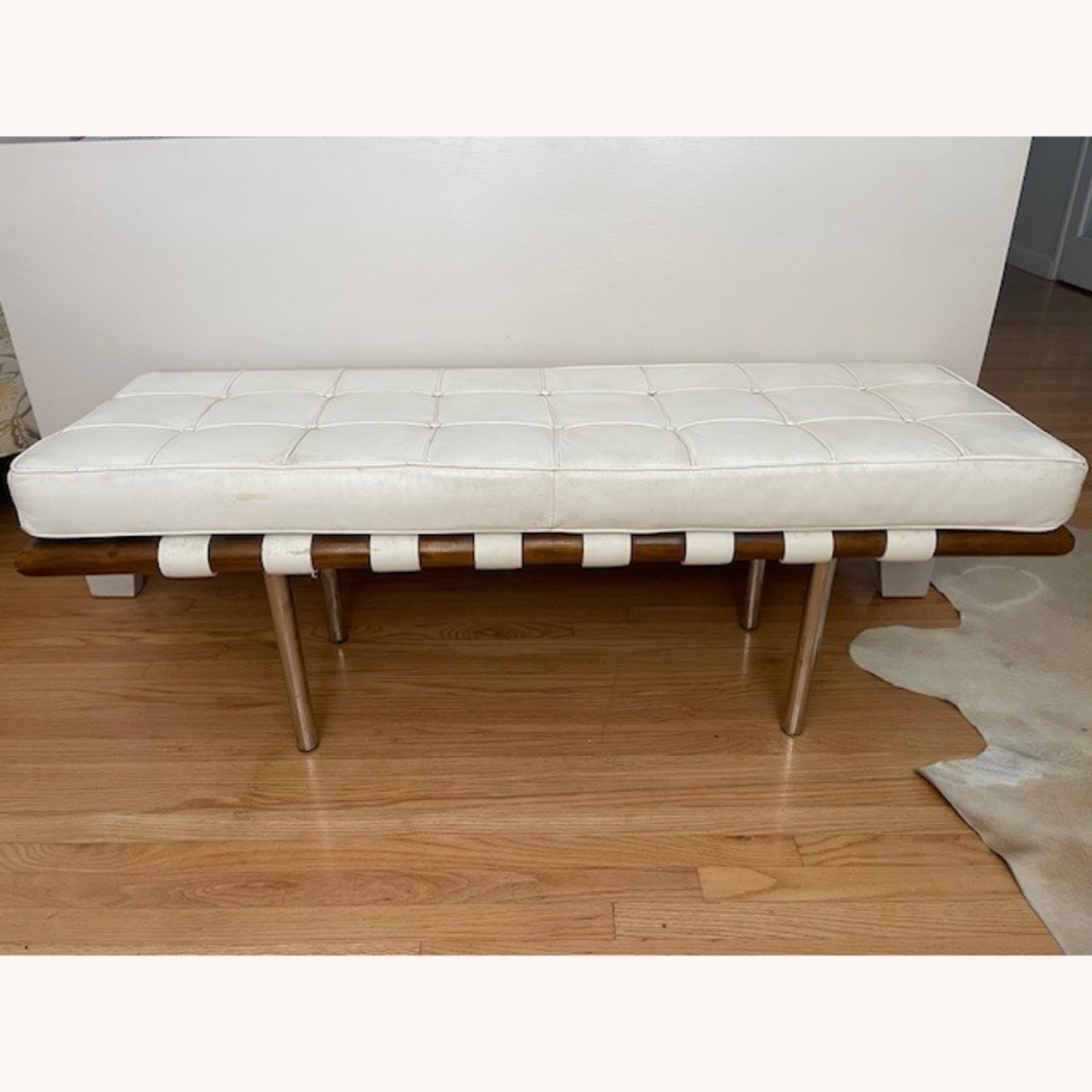 Vintage Mies Van Der Rohe Barcelona Bench - image-1