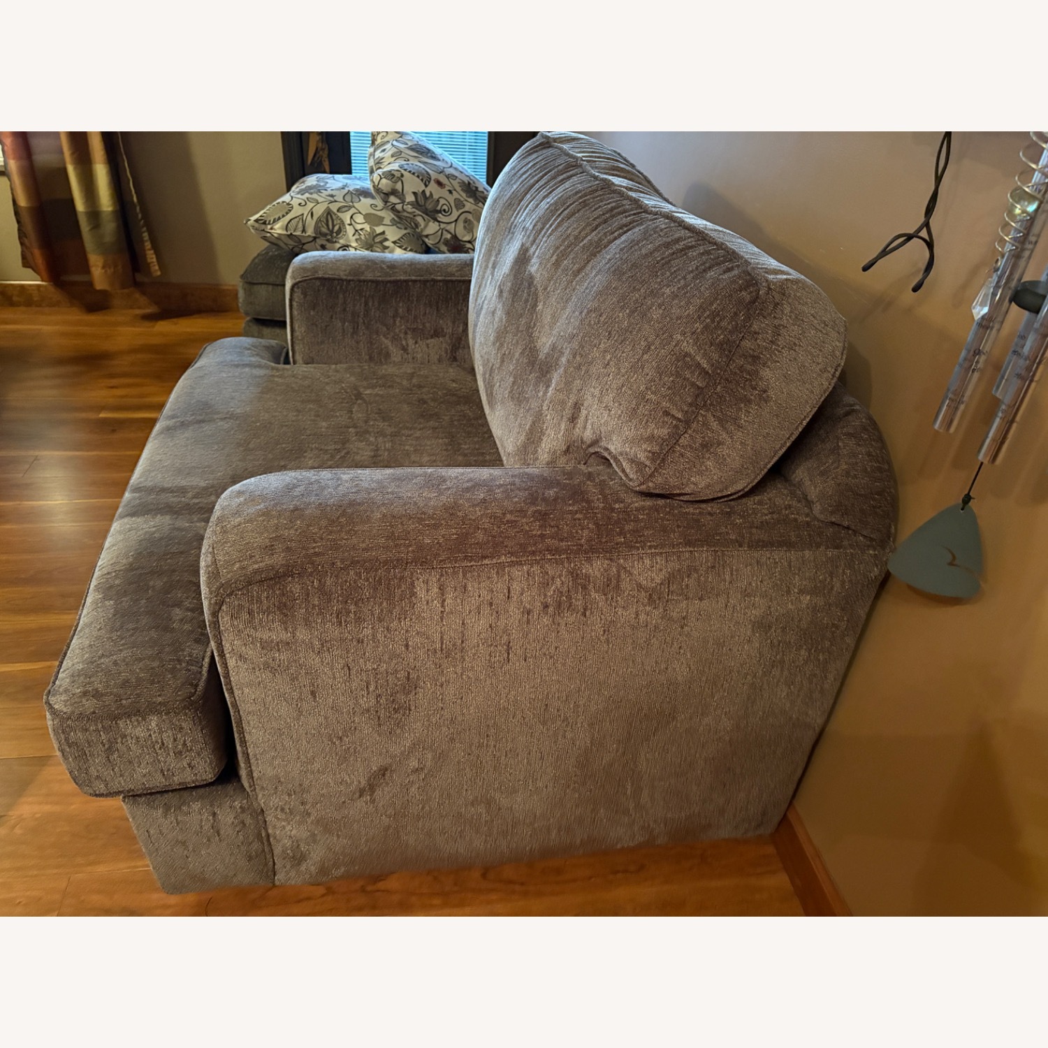 Ashley Wilson Brown Chair with Ottoman  - image-2
