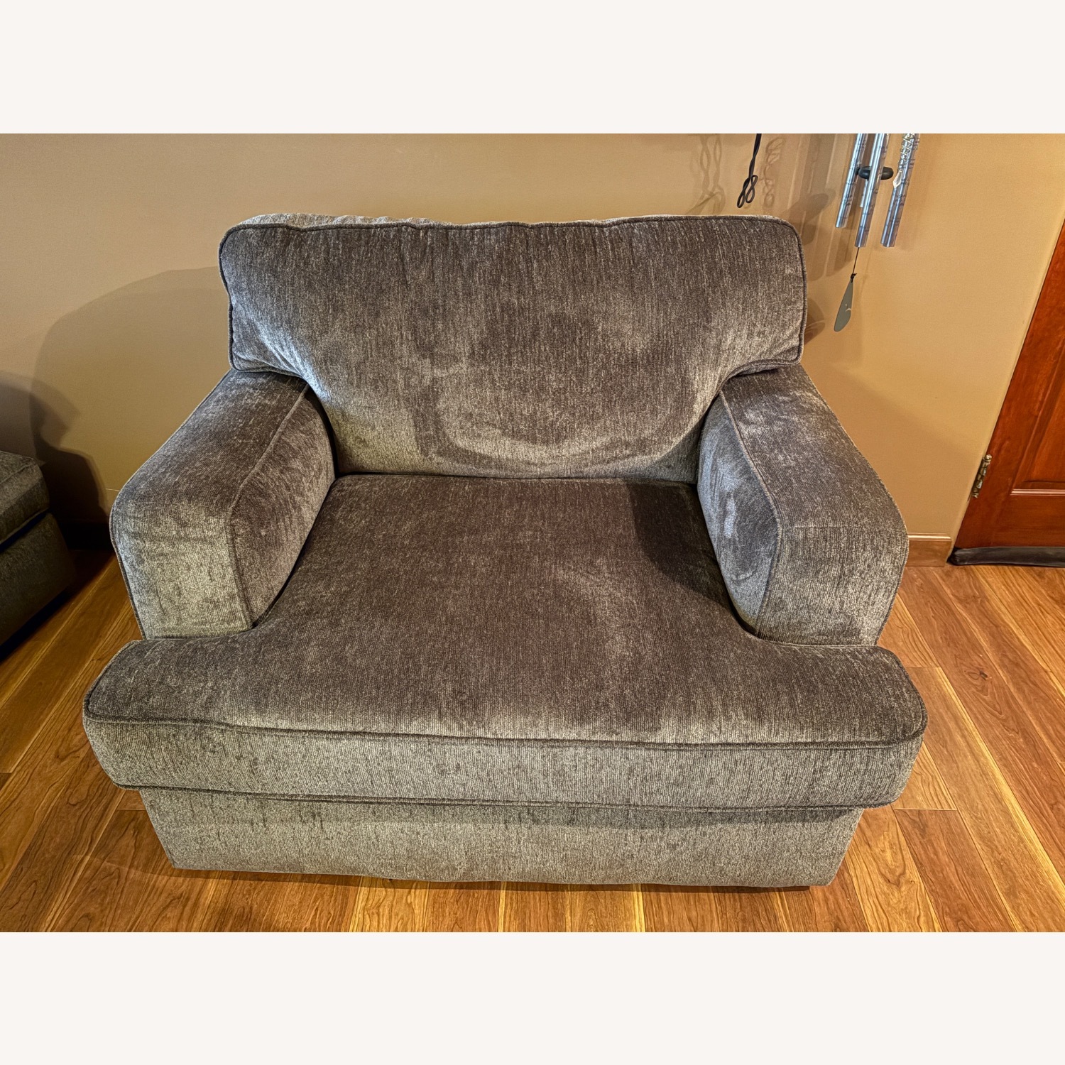 Ashley Wilson Brown Chair with Ottoman  - image-1