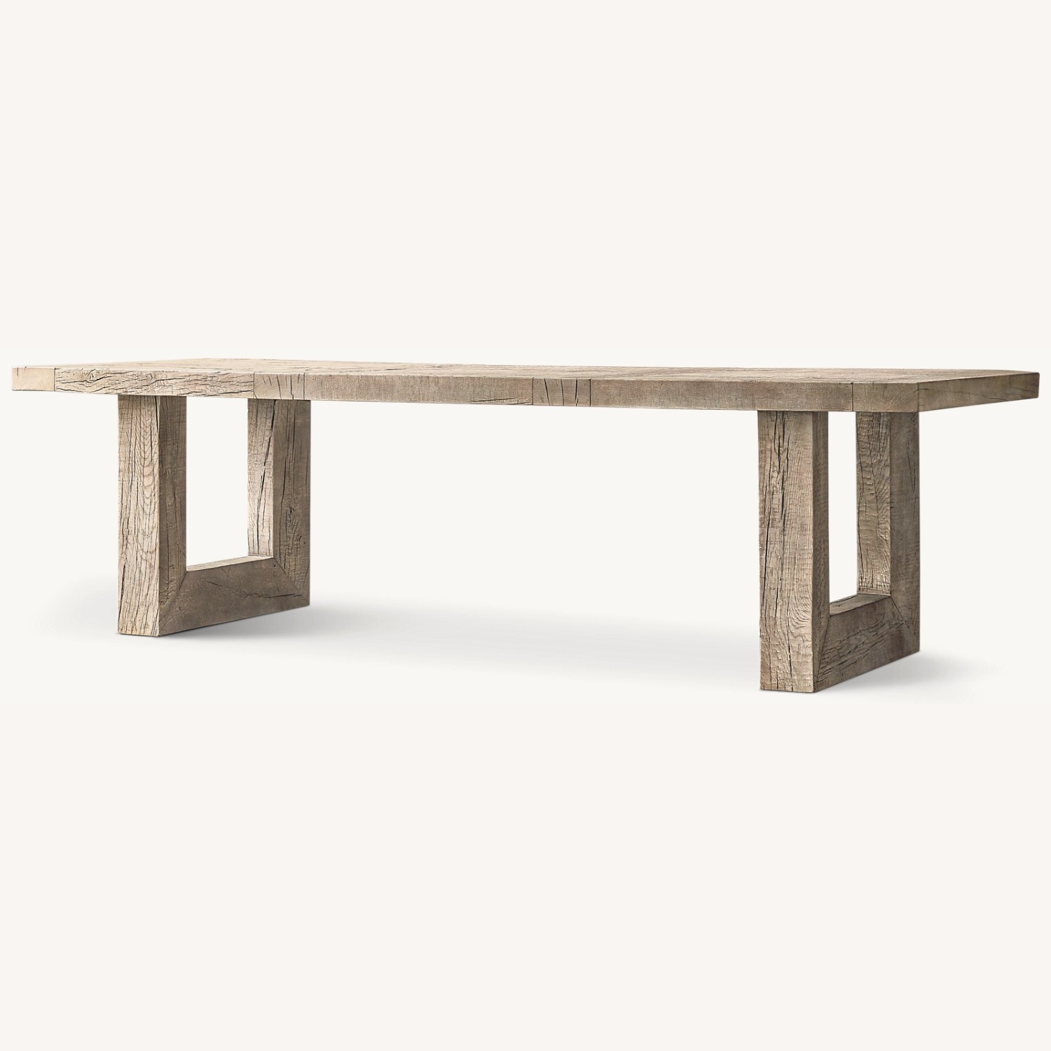 Restoration Hardware Natural Wood Dining Table - image-1