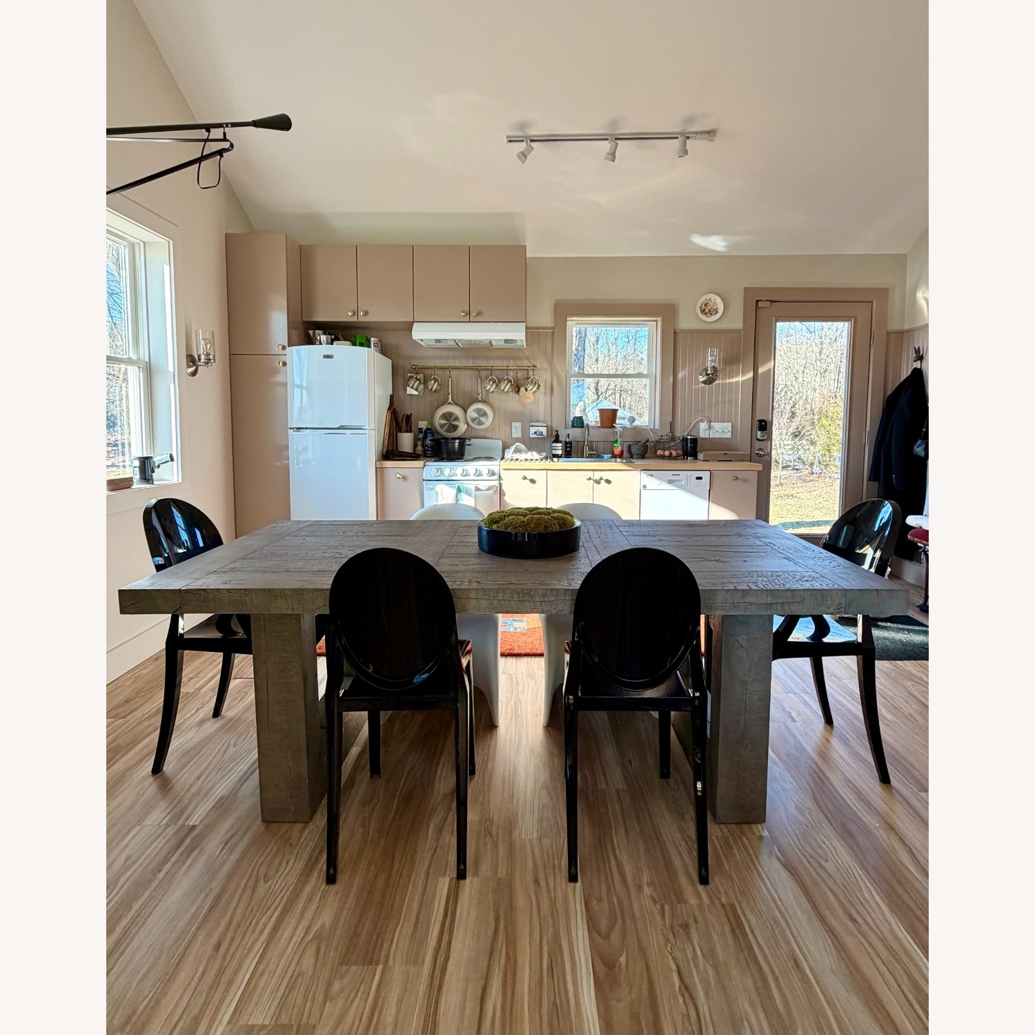 Restoration Hardware Natural Wood Dining Table - image-5