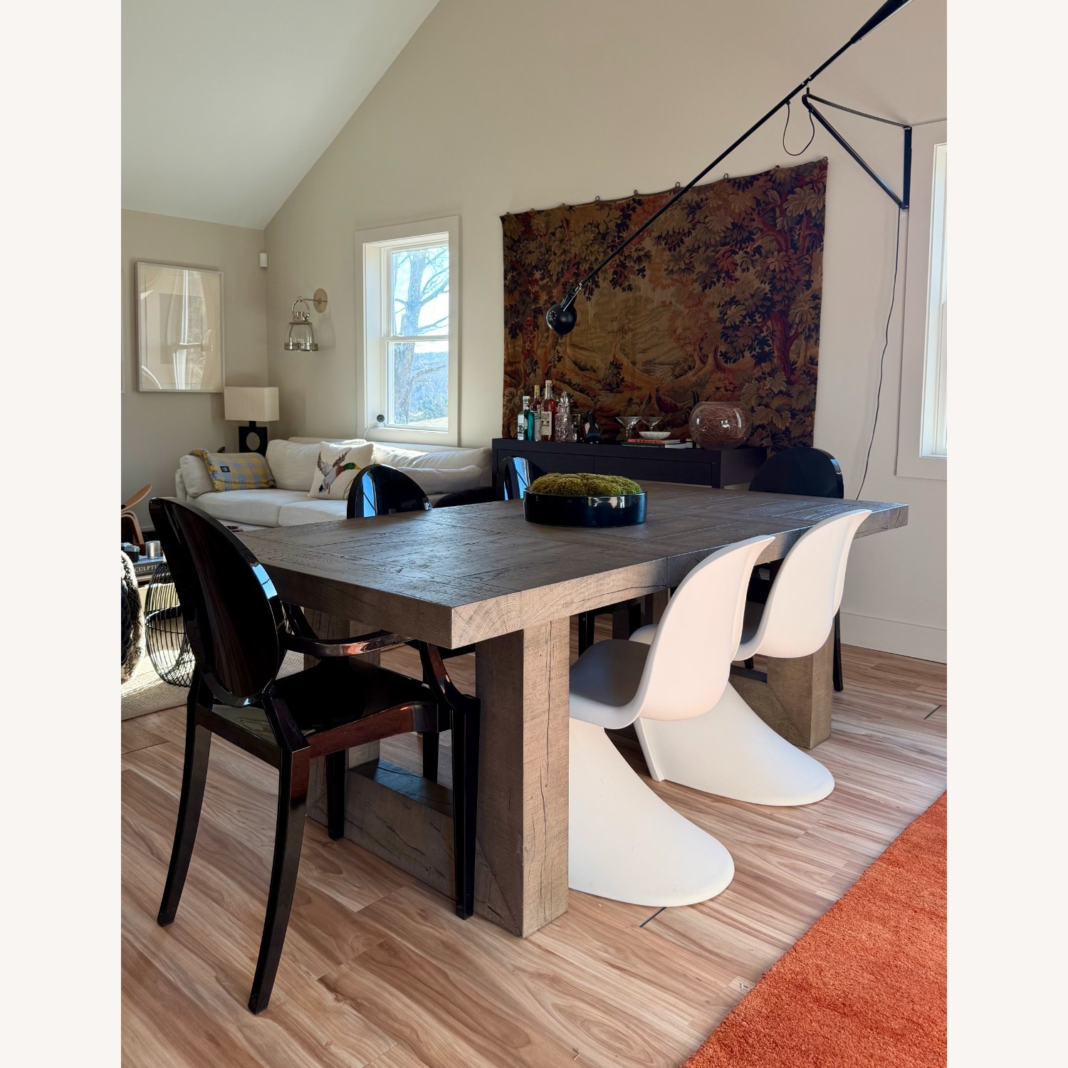 Restoration Hardware Natural Wood Dining Table - image-6