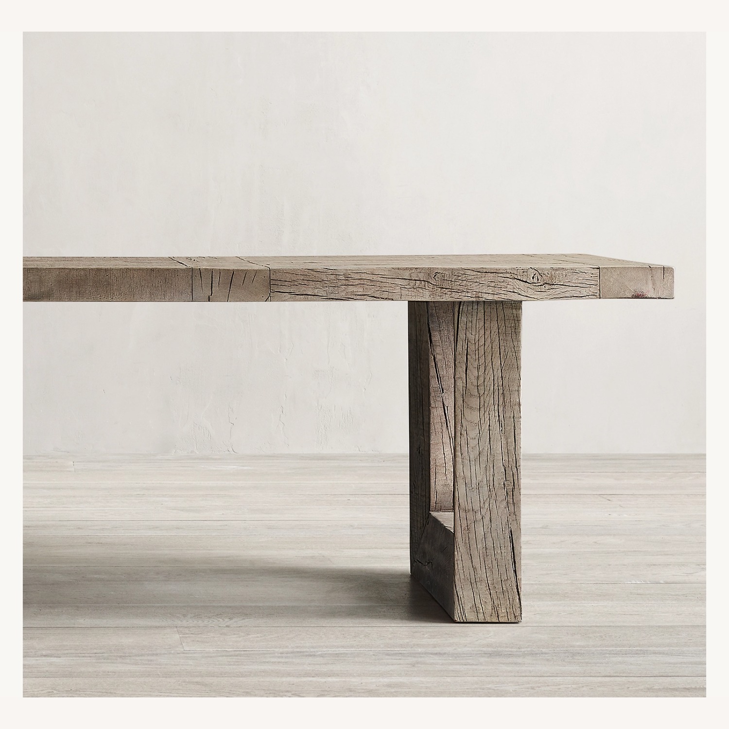 Restoration Hardware Natural Wood Dining Table - image-4