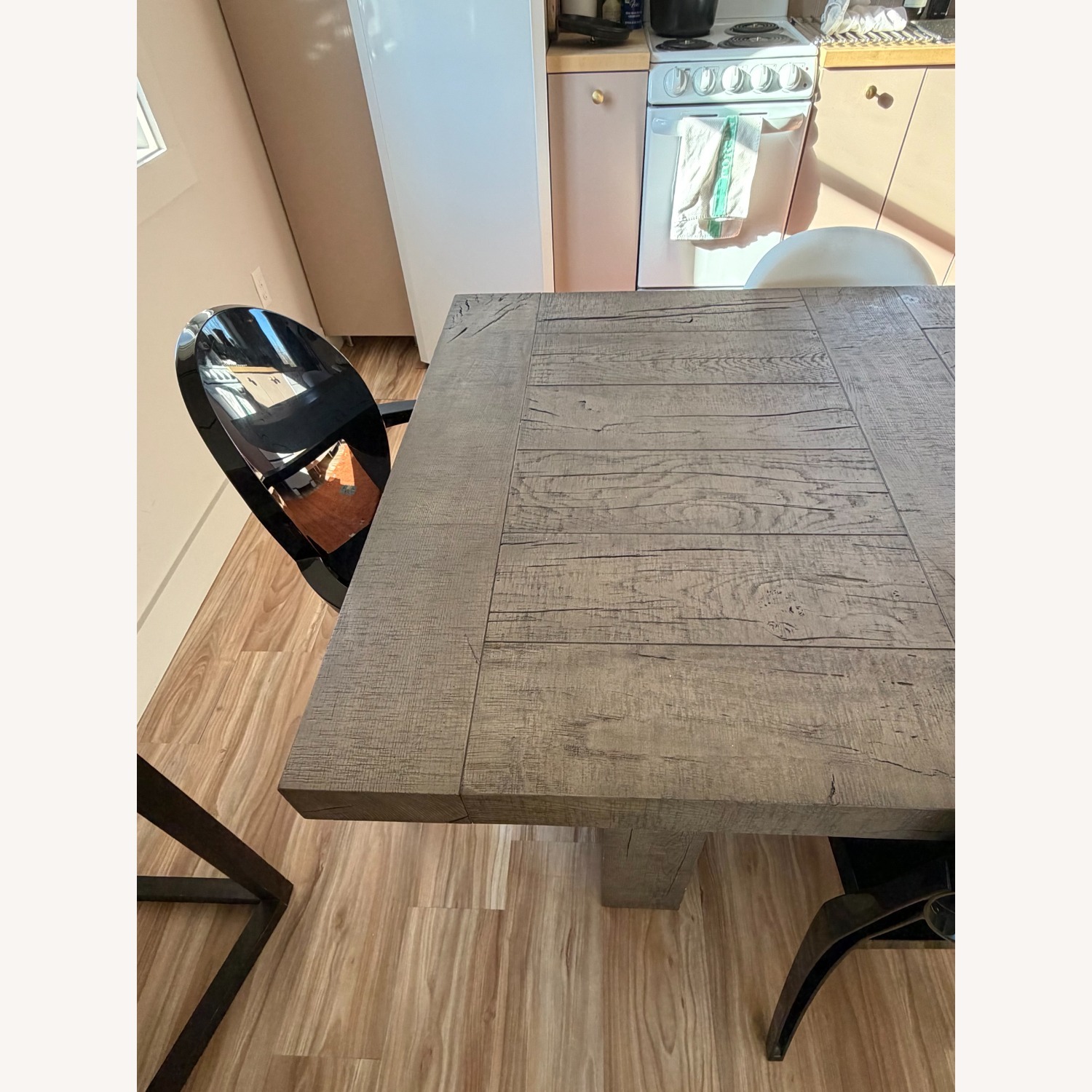 Restoration Hardware Natural Wood Dining Table - image-7