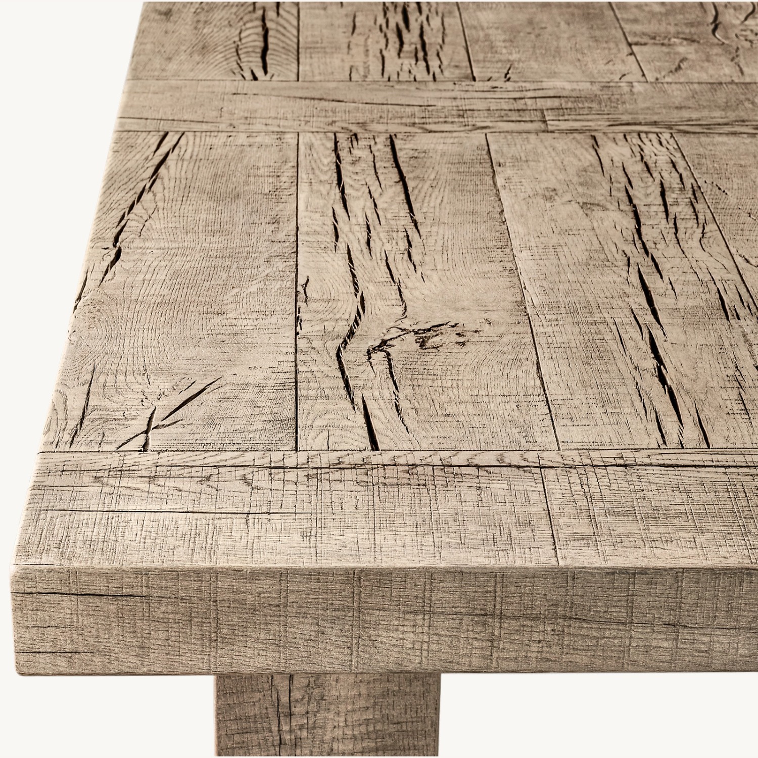 Restoration Hardware Natural Wood Dining Table - image-3