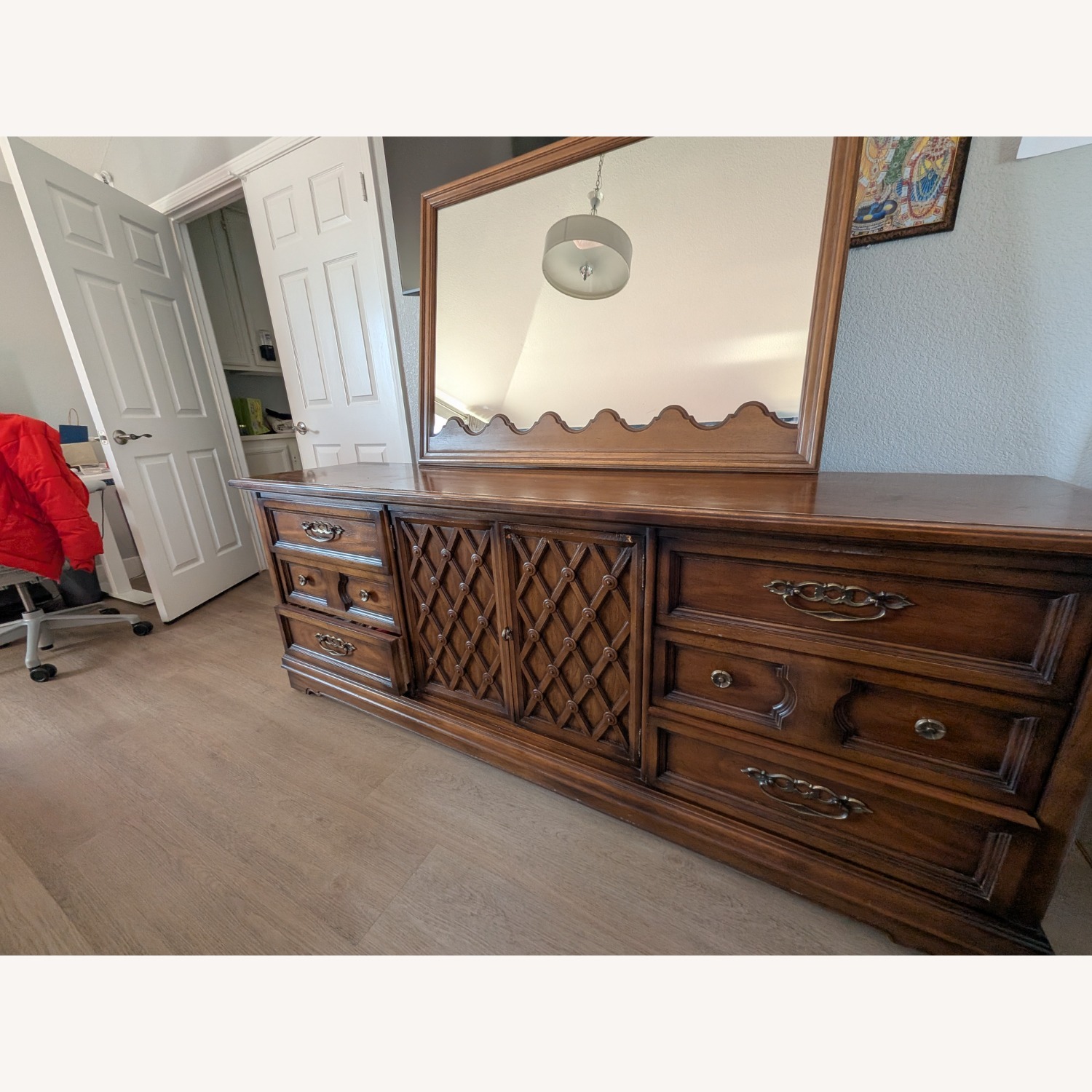 Dark Brown Dresser - image-2