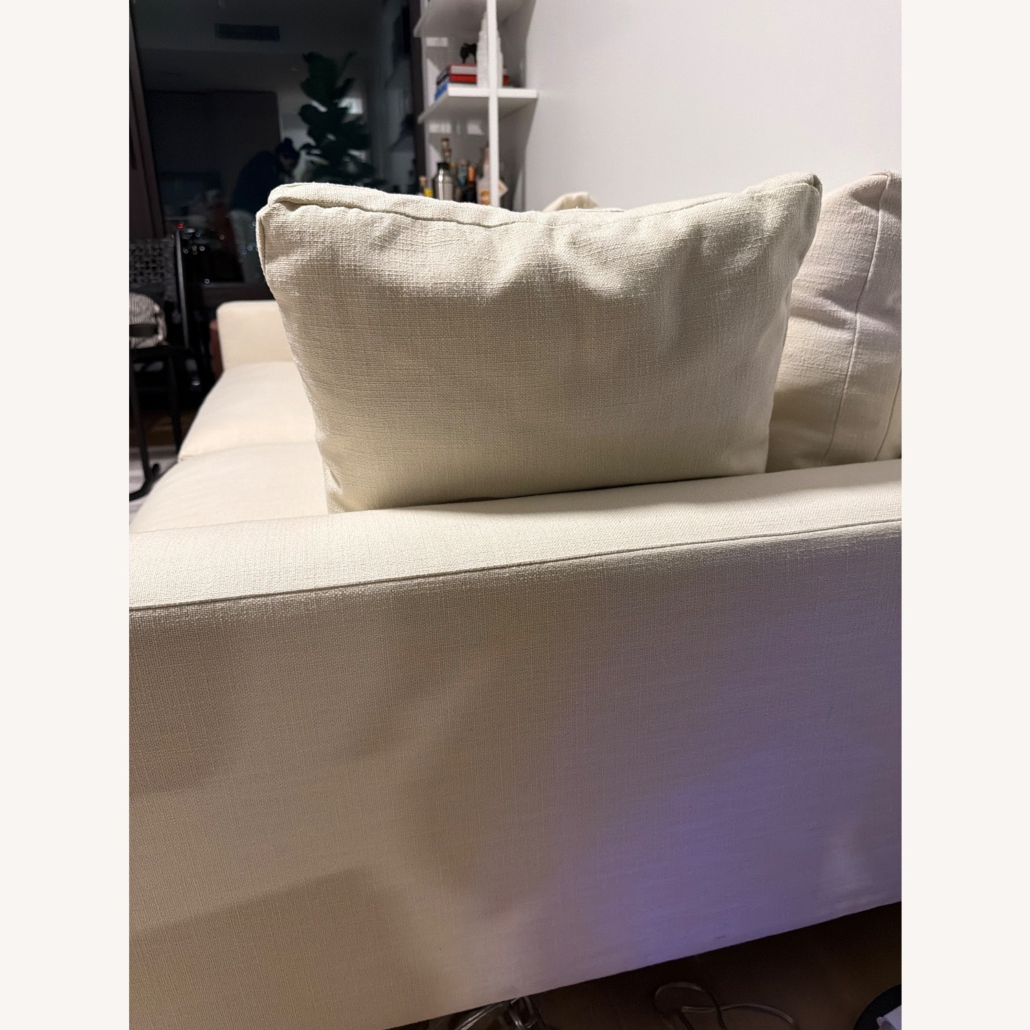 West Elm Harmony Mod 82” Sofa Alabaster - image-3